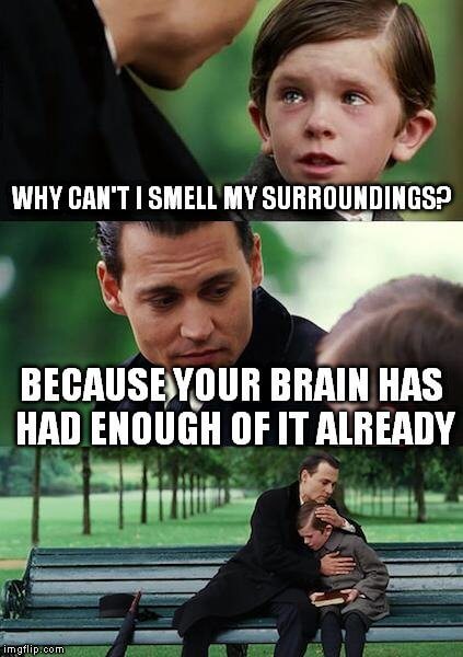 Biomedical scientists just get used to weird smells